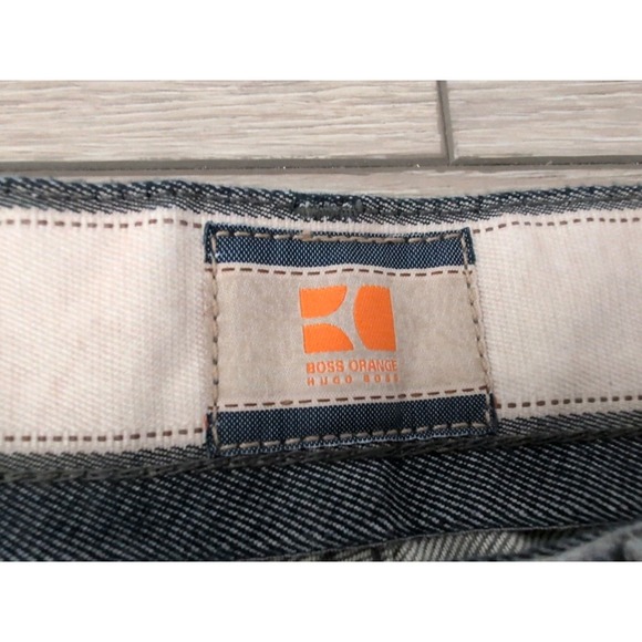 HUGO BOSS ORANGE25‎ Men's Jeans Size W34 L33 Regular Fit Straight Grey - Picture 4 of 6